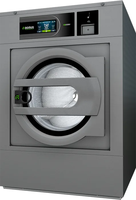 Domus DLU Touch II hard-mount washer, vended configuration