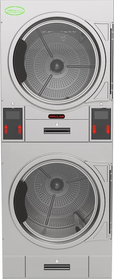 Simple Clean stacked two-pocket dryer